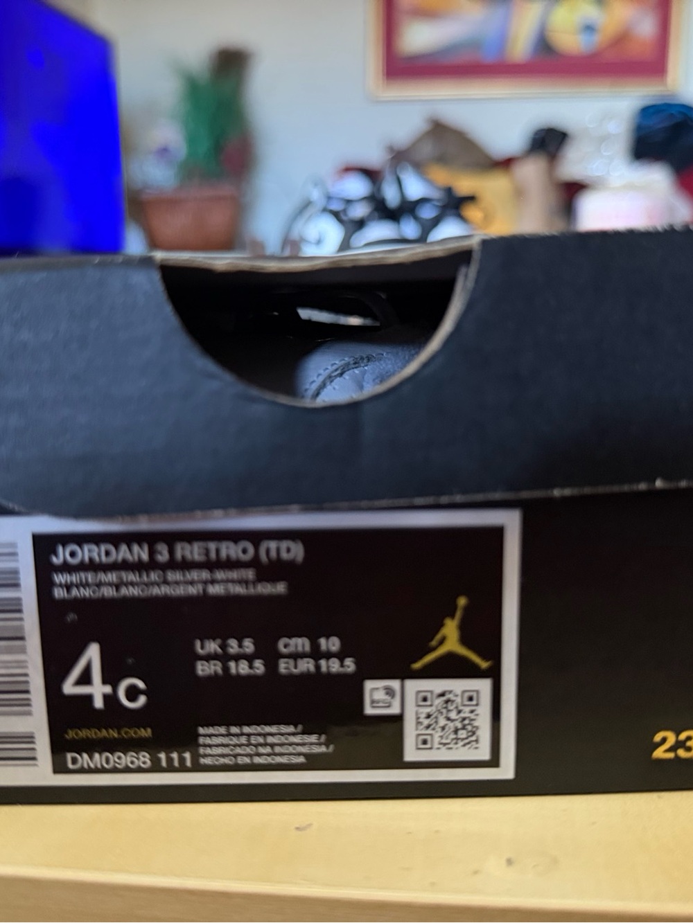 Jordan Black Box with Gold Jumpman Detail